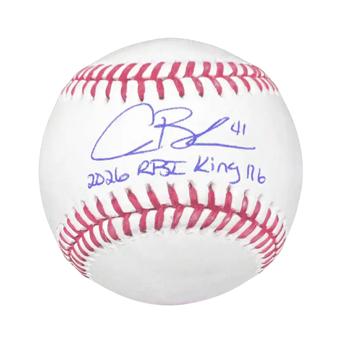Alec Burleson St Louis Cardinals Autographed Official Major League Baseball w/Inscription - JSA COA