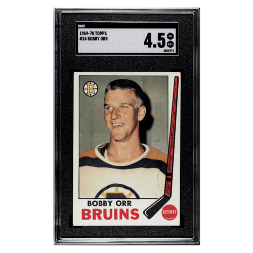 Bobby Orr SGC 4.5 1969-70 Topps Card #24 - Front