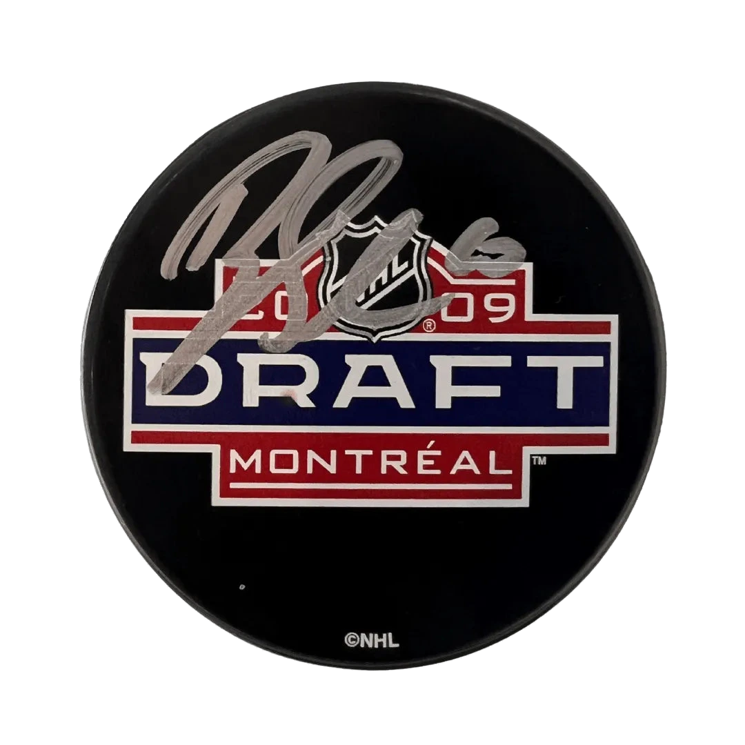 Brayden Schenn St. Louis Blues Autographed 2009 NHL Draft Puck, JSA COA