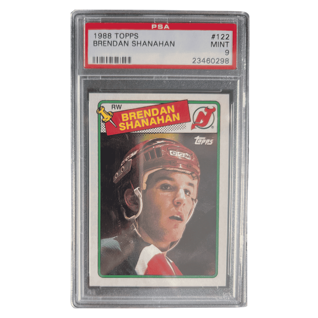 Brendan Shanahan PSA 9 1988 Topps Card #122 - Front