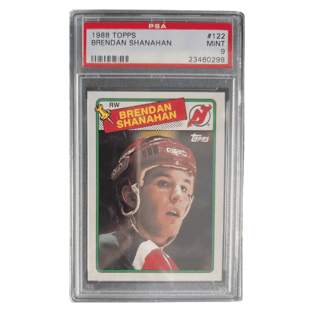 Brendan Shanahan PSA 9 1988 Topps Card #122 - Front