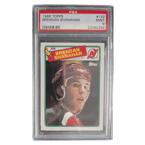 Brendan Shanahan PSA 9 1988 Topps Card #122 - Front