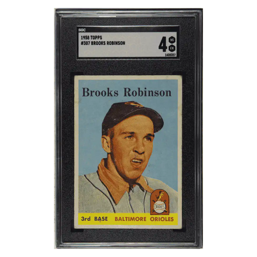 Brooks Robinson SGC 4 1958 Topps Card #307 - Front