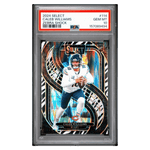 
Caleb Williams PSA 10 2024 Panini Select Zebra Shock Rookie RC POP 9 Card