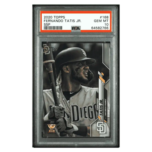 Fernando Tatis Jr PSA 10 2020 Topps SSP Card #168 - Front