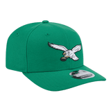 Philadelphia Eagles New Era 9SEVENTY Green Stretch-Snap Hat