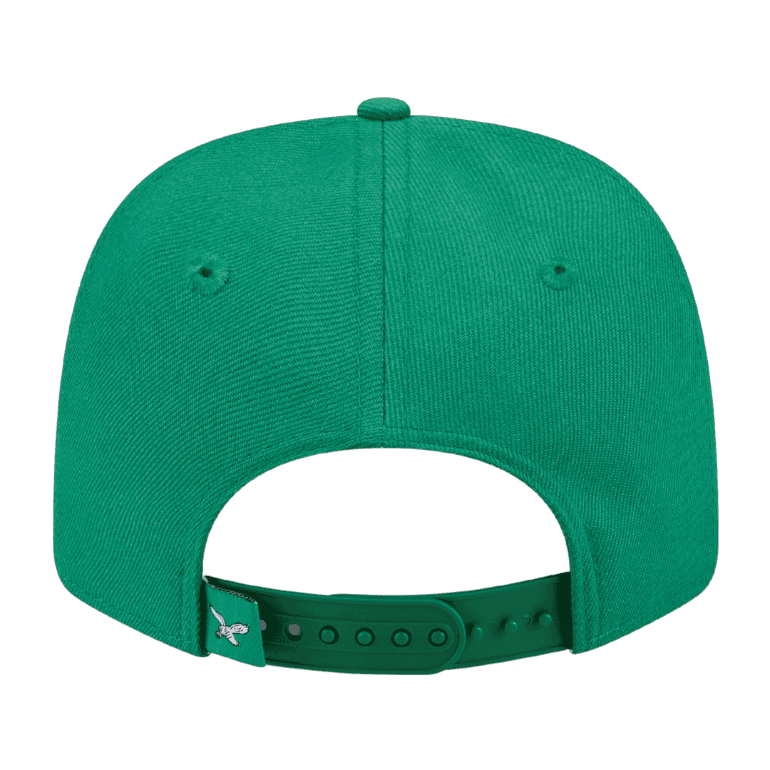 Philadelphia Eagles New Era 9SEVENTY Green Stretch-Snap Hat