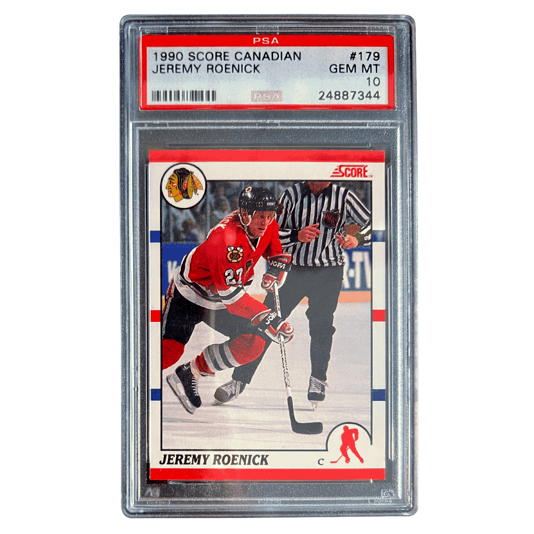 Jeremy Roenick PSA 10 1990 Score Canadian Card #179 - Front