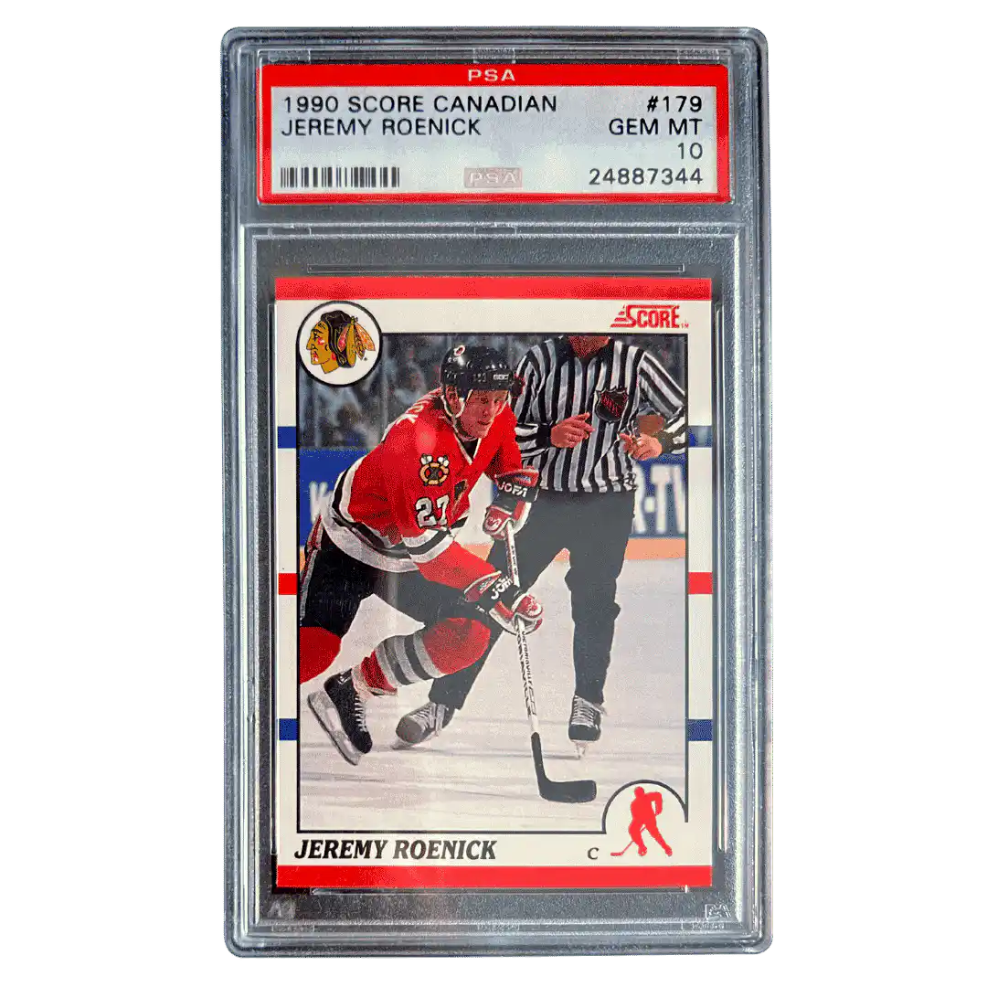 Jeremy Roenick PSA 10 1990 Score Canadian Card #179 - Front