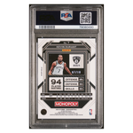 
Kevin Durant PSA 10 2022 Panini Prizm Monopoly Neon Green