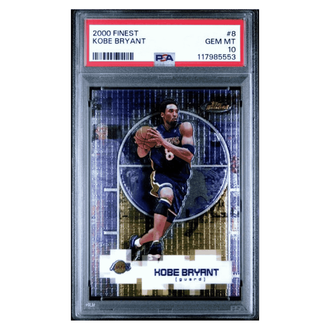 Kobe Bryant PSA 10 2000 Topps Finest Card #8 - Front