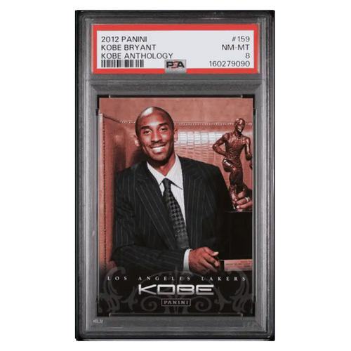 Kobe Bryant PSA 8 2012 Panini Kobe Anthology Card #159 - Front
