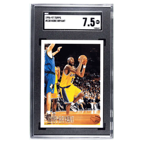 Kobe Bryant SGC 7.5 1996-97 Topps Card #138 - Front