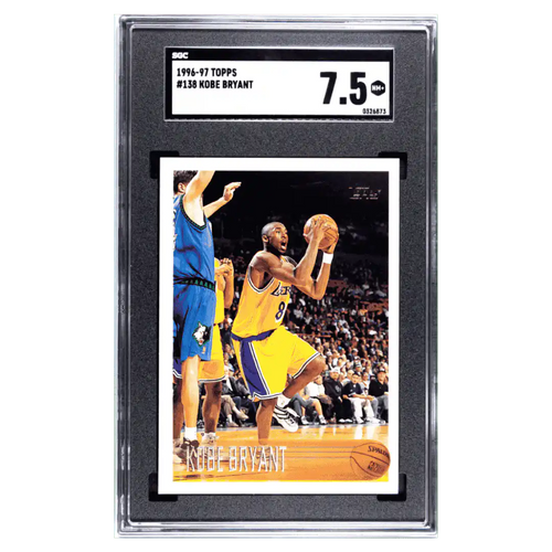 Kobe Bryant SGC 7.5 1996-97 Topps Card #138 - Front