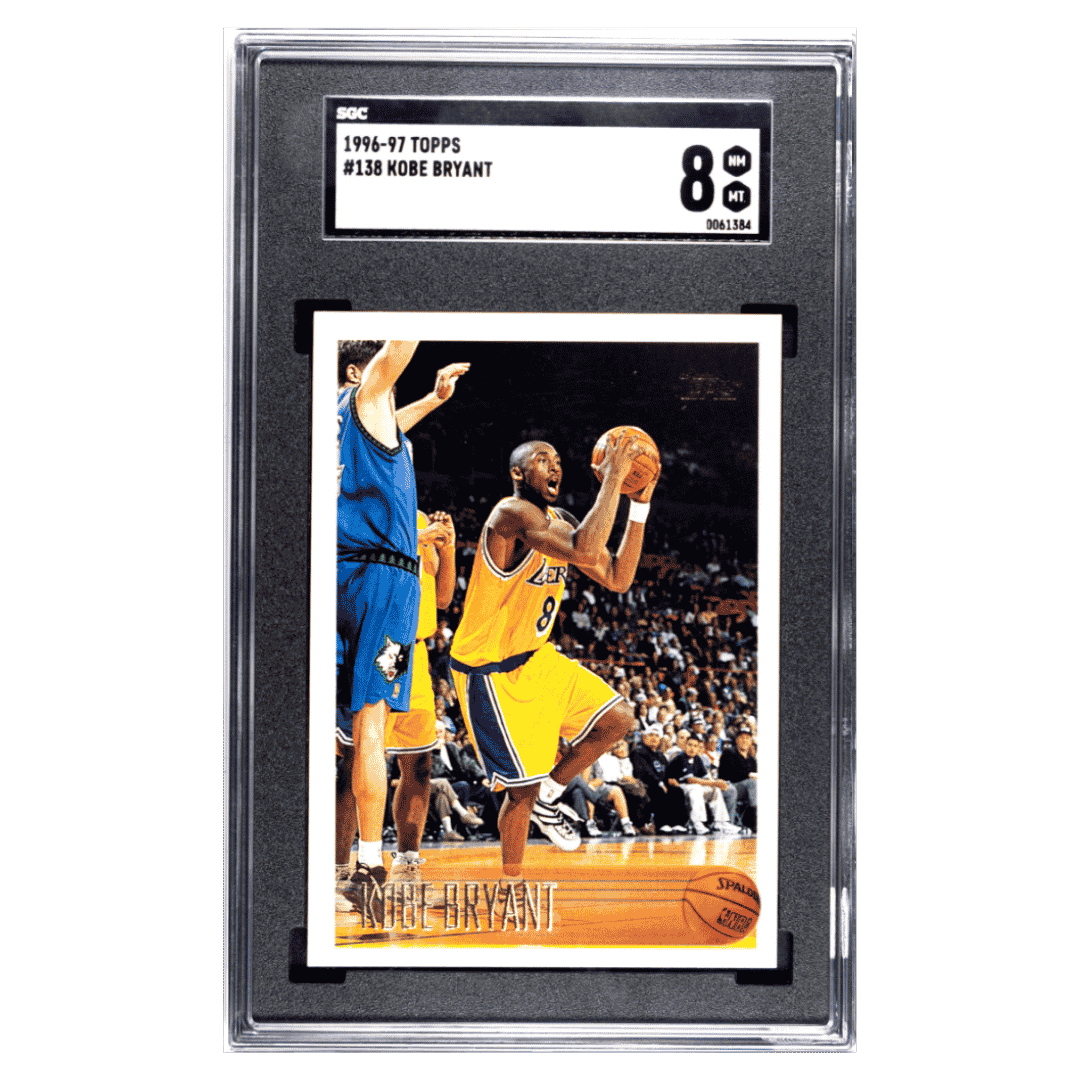 Kobe Bryant SGC 8 1996-97 Topps Card #138 - Front