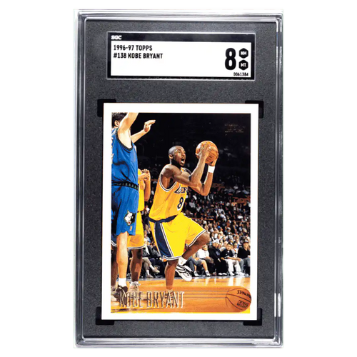 Kobe Bryant SGC 8 1996-97 Topps Card #138 - Front