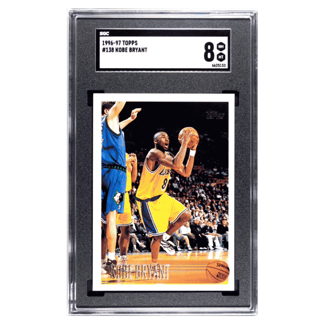 Kobe Bryant SGC 8 1996-97 Topps Card #138 - Front