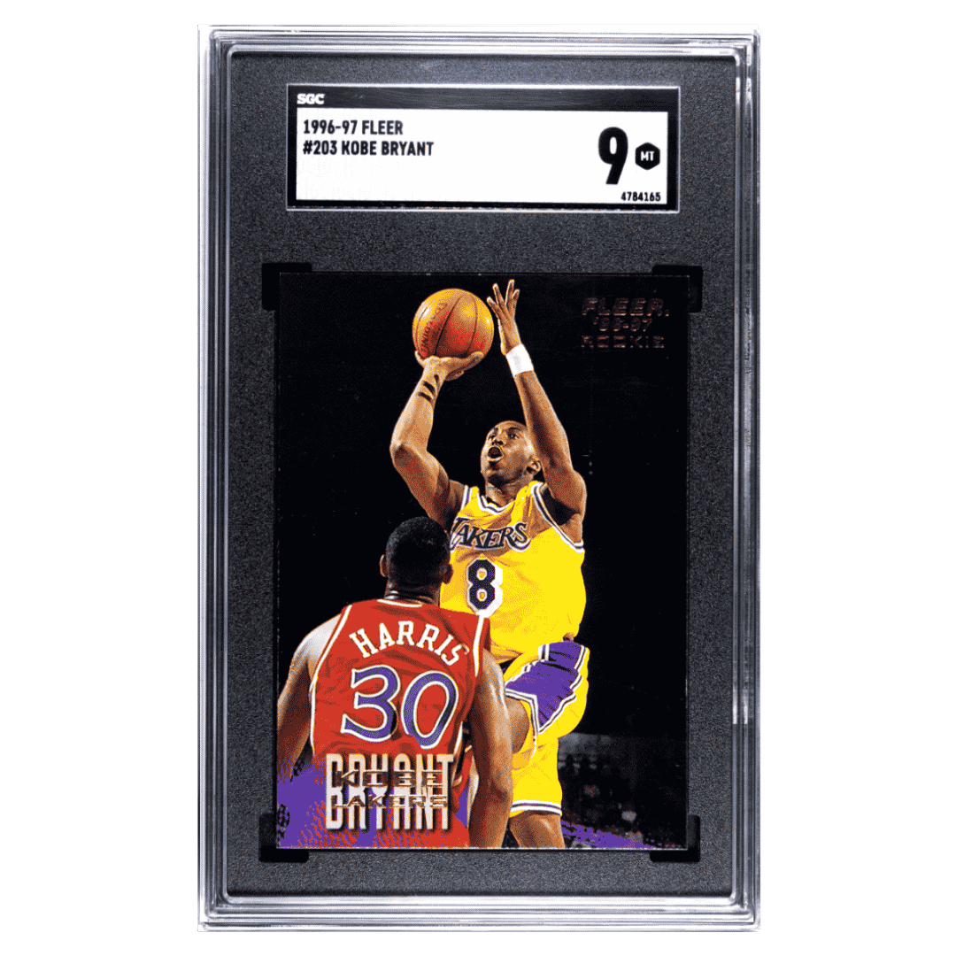 Kobe Bryant SGC 9 1996-97 Fleer Card #203 - Front