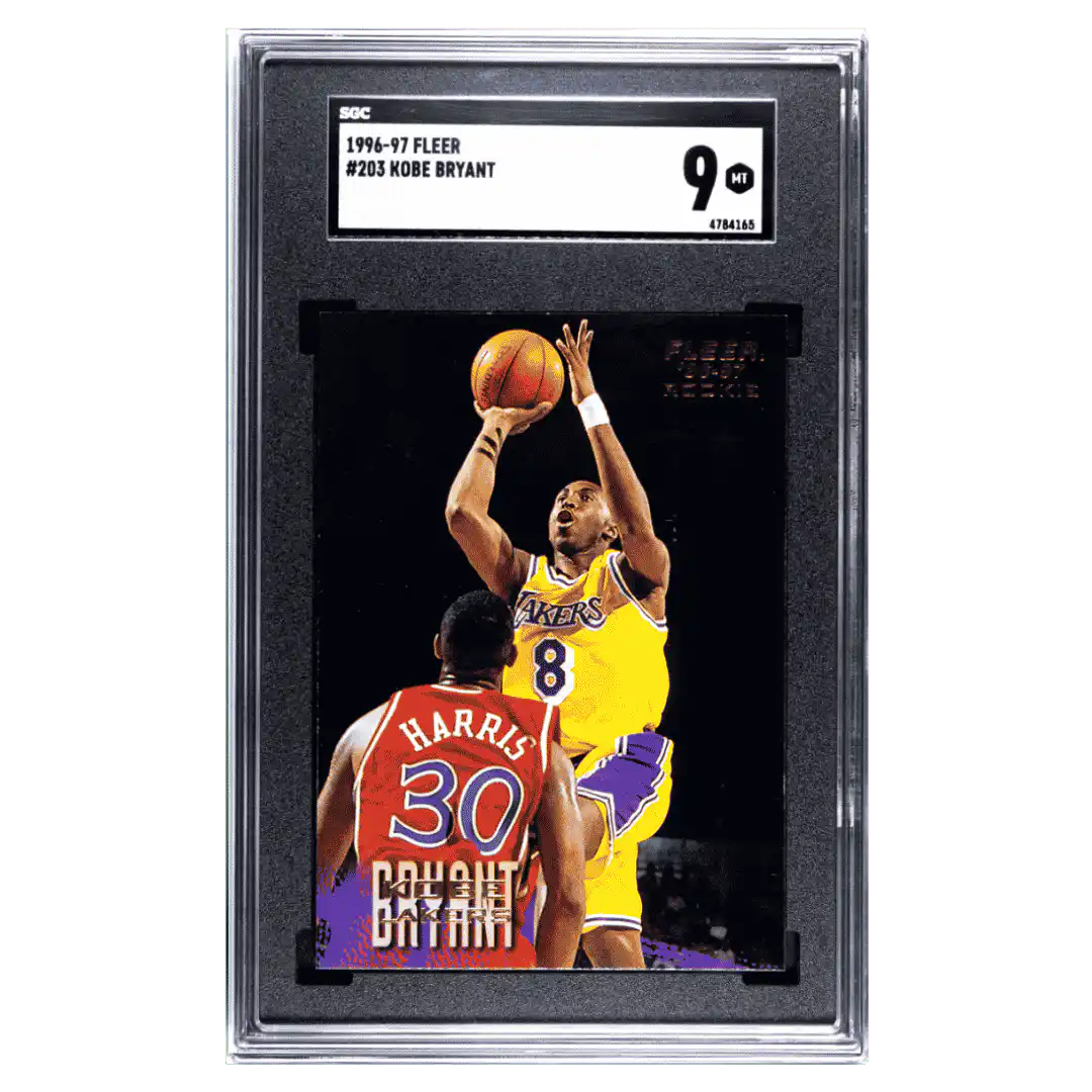 Kobe Bryant SGC 9 1996-97 Fleer Card #203 - Front