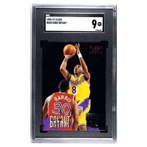 Kobe Bryant SGC 9 1996-97 Fleer Card #203 - Front