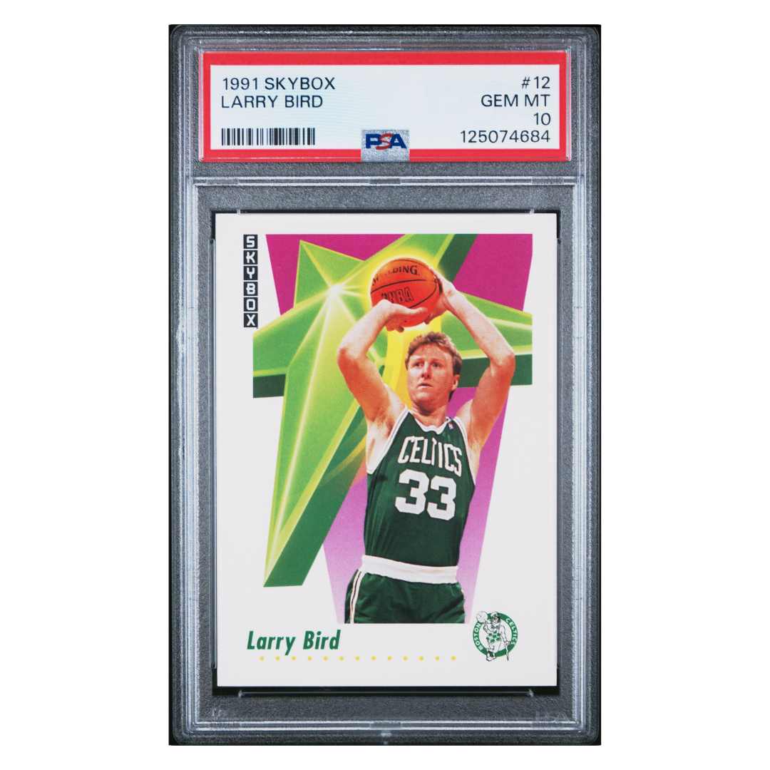 Larry Bird PSA 10 1991 Skybox Card #12 - Front