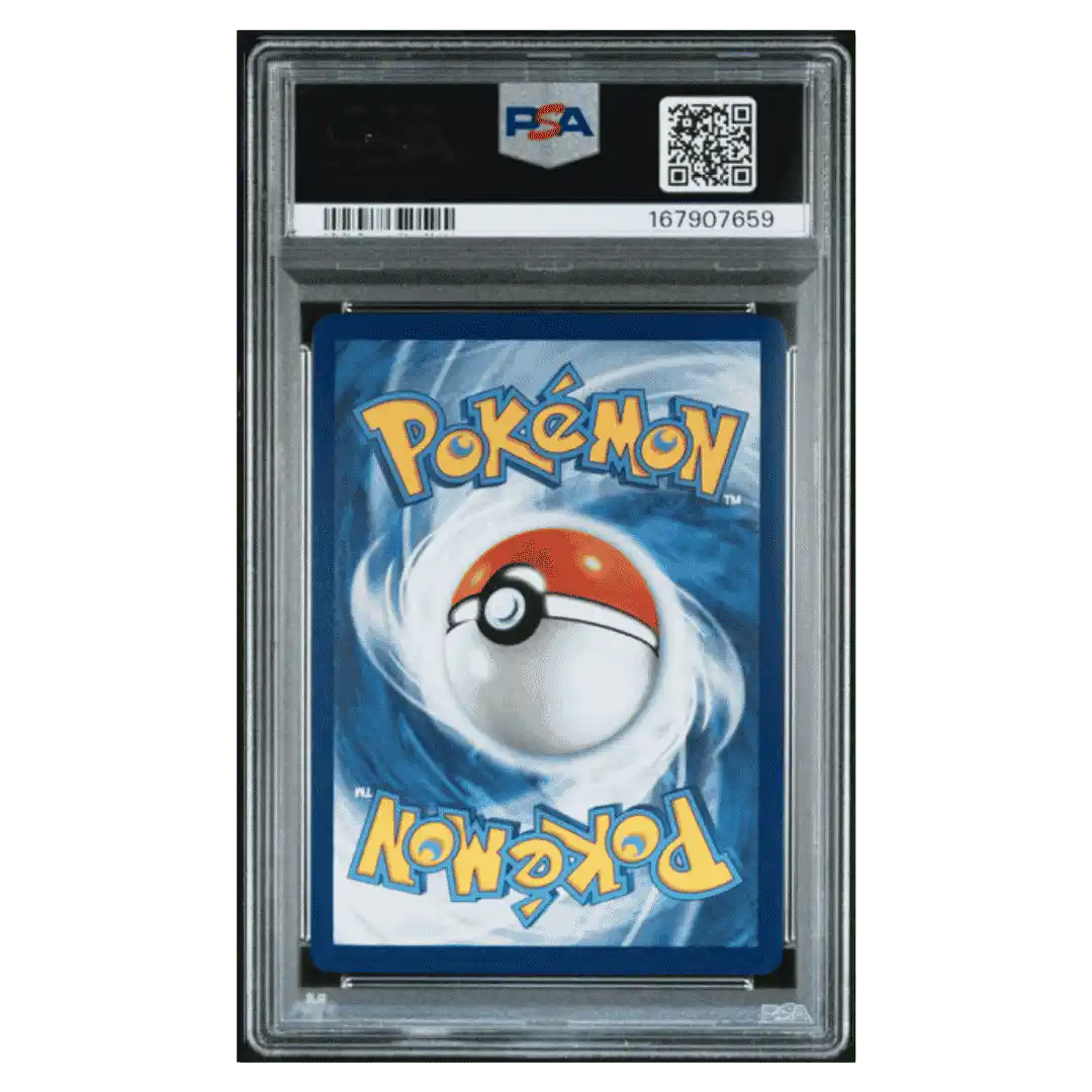 Mega Charizard X ex PSA 8 2025 Pokemon Phantasmal Flames Mega Hyper Rare Card #130 - Back