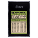 
Mickey Mantle SGC 3 1967 Topps Card