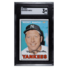Mickey Mantle SGC 3 1967 Topps Card #150 - Front
