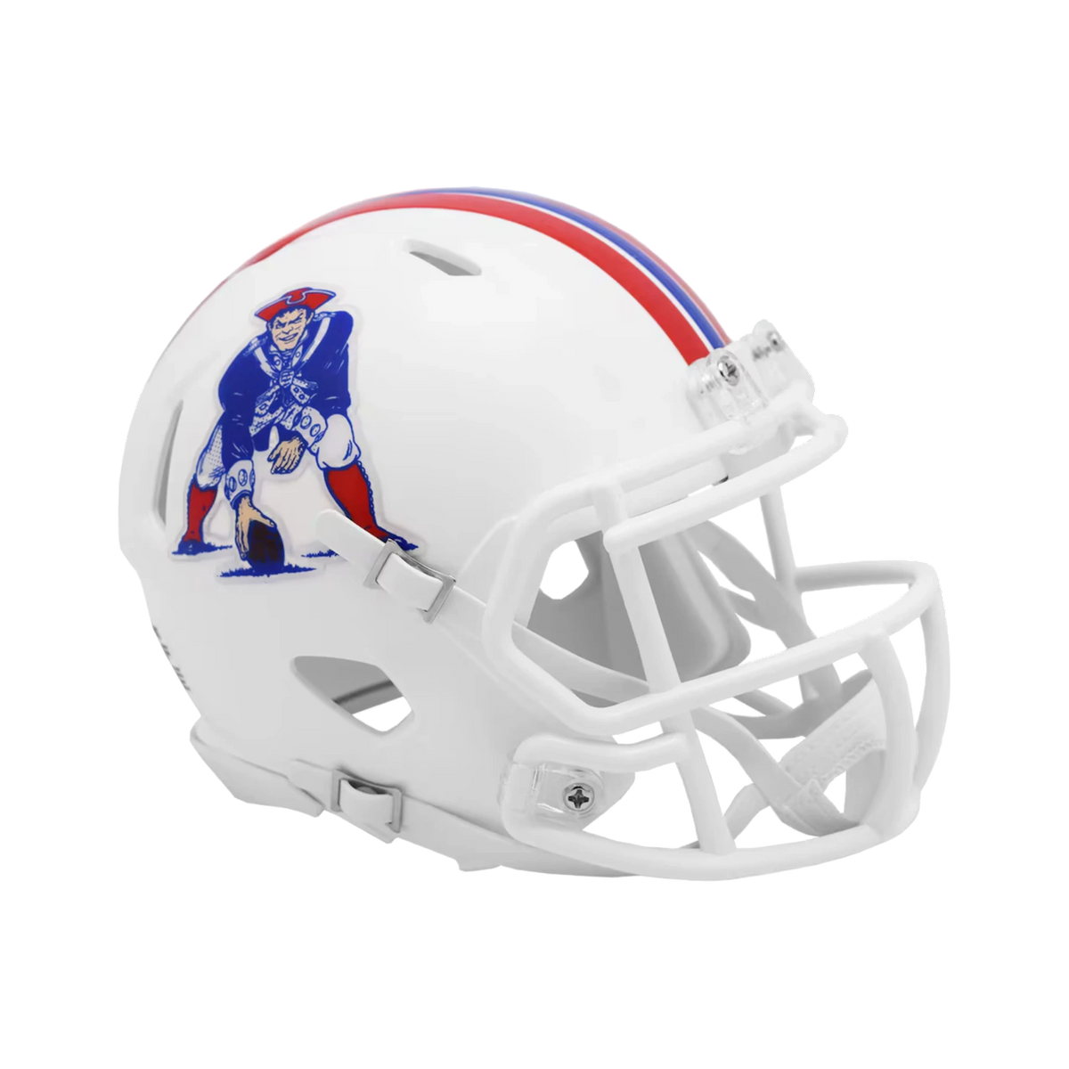 New England Patriots Throwback Speed Riddell Mini Football Helmet