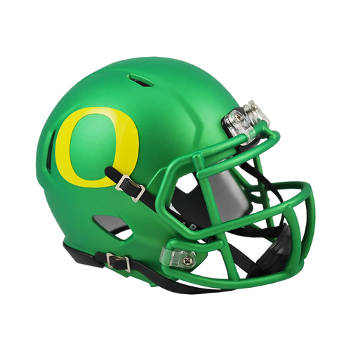 Oregon Ducks Apple Green Speed Riddell Mini Football Helmet