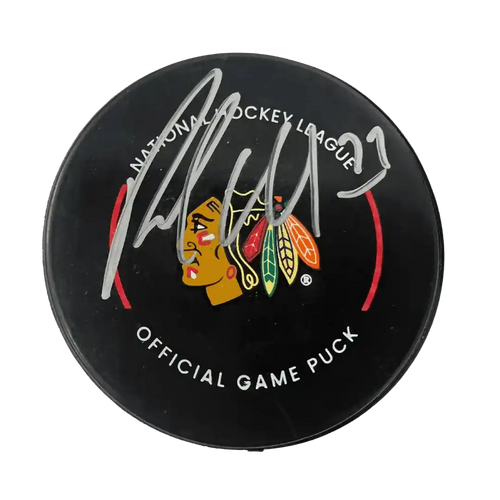 Pat Maroon Chicago Blackhawks Autographed Official Game Puck, Fanatics COA
