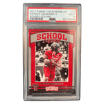 
Patrick Mahomes PSA 9 2017 Panini Contenders Draft Picks School Colors Card