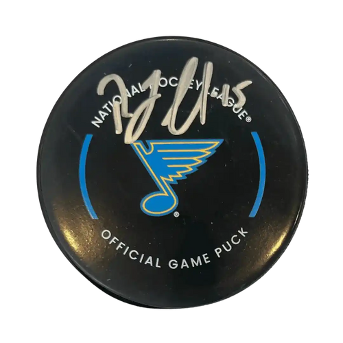 Robby Fabbri St. Louis Blues Autographed Official Game Puck, JSA COA