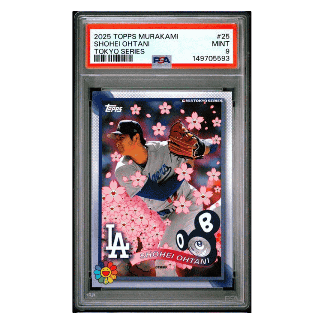 Shohei Ohtani PSA 9 2025 Topps Murakami Tokyo Series Card #25 - Front