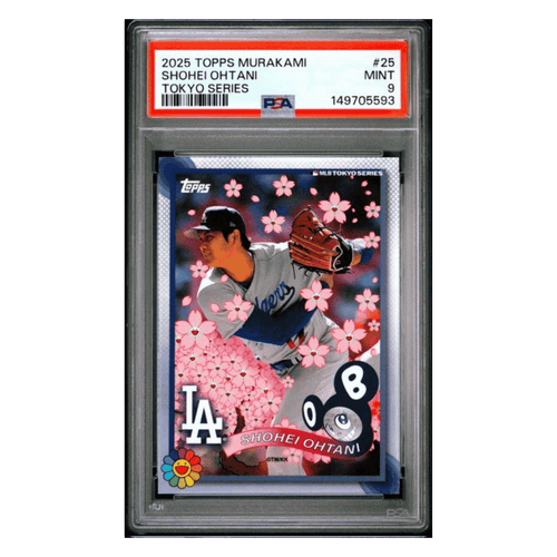 Shohei Ohtani PSA 9 2025 Topps Murakami Tokyo Series Card #25 - Front