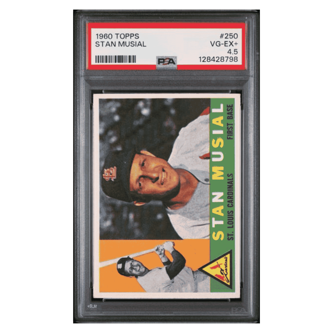 Stan Musial PSA 4.5 1960 Topps Card #250 - Front