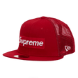 Supreme Box Logo Mesh Back New Era Red 59FIFTY Fitted Hat
