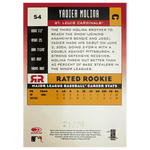 
Yadier Molina 2005 Donruss 25th Anniversary Rated Rookie RC /25 Card
