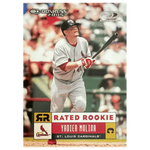 
Yadier Molina 2005 Donruss 25th Anniversary Rated Rookie RC /25 Card