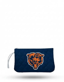 Chicago Bears NFL Wristlet Purse Toiletry Bag 4.5” x 6.5'' x 1''